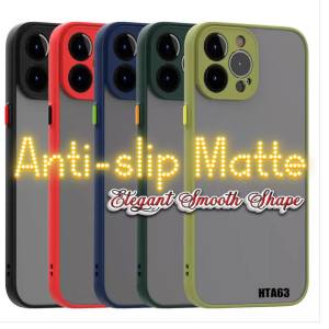 Acrylic Full Body Cover Matte Camera Protect Shockproof compatible for Phone Case
