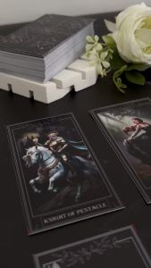 Classy Gothic Tarot Card SATUAN Isi 78 Kartu Tarrot Dreamy Card Ramal Arcana Arkana Mistery Permainan Cardboard Misteri Future Visions Dek Simbol Pattern Romantisisme Romanticism Love Life Kehidupan Predict Blimbing Indah Sablon Malang