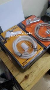 Jet Shower Toilet Shower Jet Washer Bidet Cebok Kloset Closet WC Putih Chrome Mandi Semprot