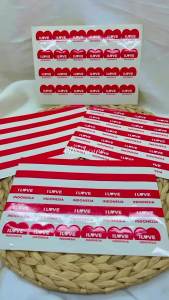 [25 PCS] STICKER PIPI BENDERA MERAH PUTIH / STIKER TEMPELAN 17 AGUSTUS KEMERDEKAAN INDONESIA HUT RI