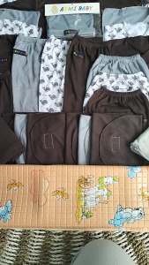 50 Pcs perlengkapan baju bayi baru lahir paket kumplit newborn paket hemat lahiran