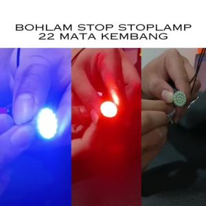 Bohlam stop stoplamp 22 mata kembang 22 LED Universal Semua motor Lampu stop belakang