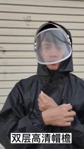 【Timeup】ชุดกันฝน เสื้อกันฝนสำหรับผู้ใหญ่ รุ่นหมวกติดเสื้อ มีแถบสะท้อนแสงL/XL/XXL/XXXL