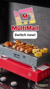 Portable BBQ Charcoal Grill  Disposable BBQ Grill | Ignition Charcoal Portable Barbecue with Charcoal | Indoor Outdoor BBQ