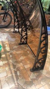 Heavy duty awning with frame outdoor air conditioningfor roof doors and Windows waterproof sunscreen UV protection