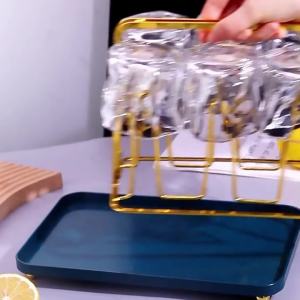 Cốc thủy tinh decor uống nước sáng tạo cốc xoắn ly thuỷ tinh uống whisky cao cấp-ESTLA