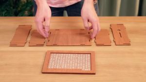 Wooden Piggy Bank Reusable Handmade Money Box Coin Storage for Saving Money