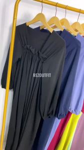 Daster Gamis Fuji Crinkle / Gamis Daster Crinkle Airflow / Fuji Dress Panjang