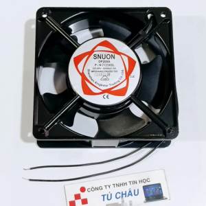 Quạt 12Cm / Dày 4Cm - Chạy điện áp AC: 220V / 0.14A (30W)