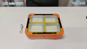 ไฟฉุกเฉินโซล่าเซลล์ ไฟฉาย LED ไฟโซล่าเซลล์ ใช้งาน 5 สเต็ป ชาร์จ USB พาวเวอร์แบงค์ สะดวกพกพาง่าย