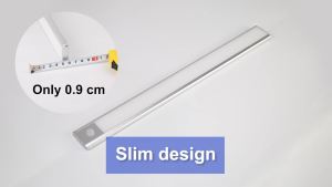 Dimmanle Led Cabinet Light Motion Sensor Lights Usb Rechargeable Wireless Wardrobe Lamp 20cm 40cm Magnetic Automatic