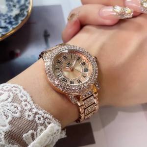 OLEVS Jam Tangan Wanita Anti Air Original 100% Korean Elegan Diamond Stainless steel Kasual Luxury Quartz Watch