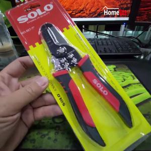 SOLO คีมปอกสายไฟ No. 887-7 นิ้ว คีมช่างไฟ คีมตัด ย้ำสายไฟ สำหรับงานช่างไฟ คีมตัดปอกสายไฟ SOLO SOLO คีมปอกสายไฟ รุ่น 887-7 นิ้ว
