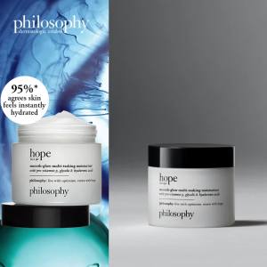 philosophy hope in a jar smooth-glow multi-tasking moisturizer 60ml | 15ml