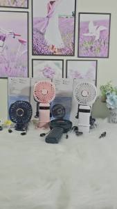 Quạt Sạc Tích Điện Mini Cầm Tay Sạc Điện 5000mAh Dùng Đến 21H Có Dây Đeo Cổ S21