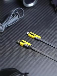 4 In 1 65W Fast Charging USB To Type C Fast Charging Cable for IPhone 13 14 15 Pro Max PD 27W for Xiaomi Samsung Mobile Phone Cable OPPO Vivo