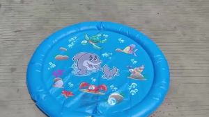 Inflatable Water Spray Kids Outdoor Animal Sprinkler Play Pad Lawn Beach Sea Mat Tub Swiming Pool (S/M/L)