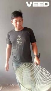 SESER IKAN DOUBLE RING BAHAN NILON