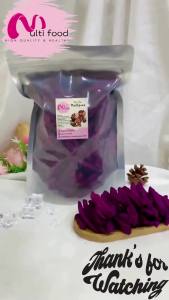 500G KHOAI LANG QUE TÍM SẤY GIÒN KHÔNG ĐƯỜNG - MULTIFOOD