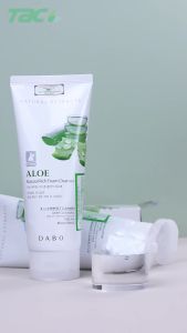 Sữa rửa mặt lô hội 3 in 1 Dabo Aloe Natural Rich Foam Cleanser 180ml THIÊN ANH COSMETIC