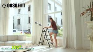 [Sg Seller] Ladder Foldable Step Ladder Step 4 Ladder Foldable aluminium Mini Ladder Small Stepping Stool Folding Ladder