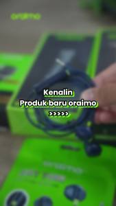 oraimo Earphone Berkabel Airy Tune OEP-320 Headset Semi In-Ear Kabel Kontrol Tombol Headphone Desain Ergonomis Kabel Tebal Suara Premium 1.2 Meter Earphone Headset Kabel Mic Bass Stereo Wired Murah Gaming Sport Button Control Ergonomic Design Sound Thick