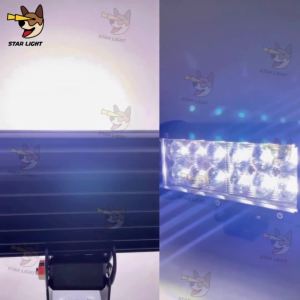 UNIVERSAL 12 LED BAR FOG SINGLE BRACKET 5252 FOR MOTORCYCLE MOTORCYCLE LIGHTINGS [STAR LIGHT]