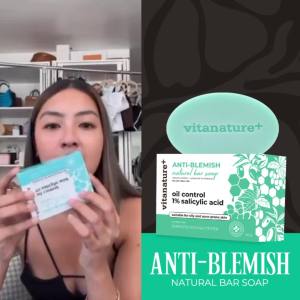 Vitanature+ Anti-Blemish Natural Bar Soap: Salicylic Acid & Centella Asiatica