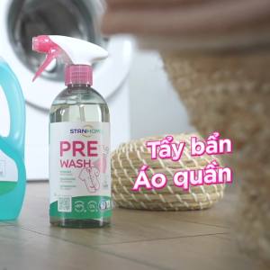 Xịt xử lý vết bẩn trước khi giặt Stanhome Pre Wash Ecolabel 500ml/chai Tẩy Sạch Mọi Vết Bẩn Trên Quần Áo Sản Phẩm Giặt Tẩy Không Hại Màu Vải - Lazada