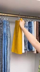 ที่หนีบผ้าสเตนเลส อเนกประสงค์ กันลื่น แบบพกพา สีสันสดใส คลิปหนีบผ้า ถุงเท้า ผ้าขนหนู คลิปเก็บเสื้อผ้า ประหยัดพื้นที่ 1 ชิ้น