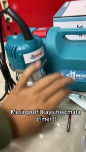 PAKET 2 ITEM Mesin Trimer Kayu Trimmer Profil Router Mesin Ukir Kayu Triplek 6mm - Trimer Kayu 3703