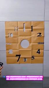 JAM DINDING TEMPEL DIY ANALOG 3D MODERN / JAM DINDING TEMBOK / JAM DINDING HOOK GIANT CLOCK