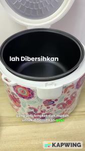 Advance G-22 Rice Cooker 2 Liter / Mejikom Anti Lengket Daya 380 Watt 3In1 Menanak Menghangatkan dan Mengukus | Mejikom 1.8 L | Rice Cooker 1.8 L | Mejikom 2 Liter | Rice Cooker Serbaguna 100% ANTI LENGKET ~ BRO