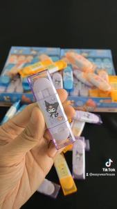 EASY WEARHOUSE Sanrio Double Head Eraser Student Stationery School Kuromi Melody Pompompurin Cinnamoroll Gift