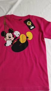 Kaos Anak Mickey Mouse Lengan Pendek 1-10 Tahun Bahan Katun 30s