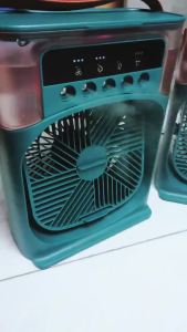 Quạt Phun Sương - Quạt Đá Điều Hòa Cắm Điện Trực Tiếp 5V/2A Có Chế Độ Hẹn Giờ Thông Minh - Quạt Để Bàn Tích Hợp Đèn Ngủ ( Tặng Thêm Cáp Sạc 1m2 ) Tại OKSEPVN