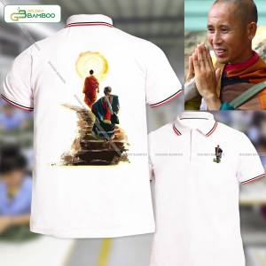 Áo thun Thích Minh Tuệ mẫu mới 2024 chất liệu mát hình in bền bảo hành 3 tháng với mẫu áo thun Sư Minh Tuệ