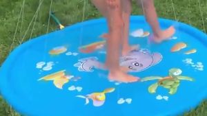 Inflatable Water Spray Kids Outdoor Lawn Beach Sea Animal Sprinkler Play Pad Mat Tub Water Spray Splash Mat (S/M/L)