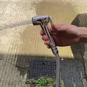 1pc Handheld Toilet Bidet Faucet Sprayer Body Wash Handheld Shower Bidet Sprayers High Pressure Flush Water Spray