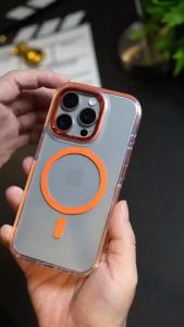 [FN]🌻New☀️ ถุงลมนิรภัยเกราะป้องกันการลื่นไถลโปร่งใสสำหรับ วงเล็บแม่เหล็กสำหรับ For iPhone เคส iphone 16 15 เคสไอโฟน11 12 13 14 Pro Max #15