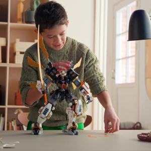 LEGO Ninjago 71821 Coles Titan Dragon Mech (1055 Pieces) Ninja Toys (12 Tahun+)