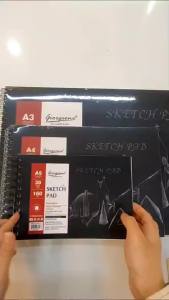 Radius K【HOT】Professional sketchbook Thick paper Spiral notebook Art school supplies Pencil drawing notepad