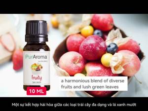 (Đậm Đặc | Chai Lớn) Tinh dầu TRÁI CÂY nguyên chất PurAroma by IMMORTEL  - Chính hãng Pháp