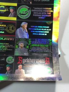 Cetak Stiker Graftac Hologram A3+ Murah Lembaran DESAINMU SENDIRI
