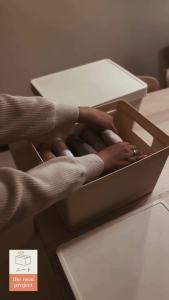 Neat Project Sachi Beige Storage Container with Lid