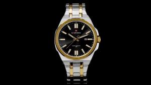 NAVIFORCE Watch for Men Stainless Steel Business Casual Waterproof Wristwatch Elegant Quartz Watch with Date and Luminous Display Original Brand