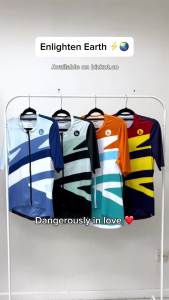 Bizkut Enlighten Earth Cycling Jersey UV protection Breathable Top for Men and Women L3