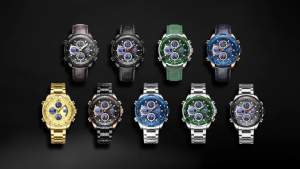 NAVIFORCE Watch for Mens Dual Display Stainless Steel Gold Relo Men Casual Chronograph with Date and Alarm Original Digital Wristwatch