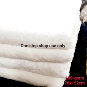 Exclusive Adult White Bath Towel (600Grams) | Tuala Mandi Dewasa 70x140 cm 100% Natural Cotton Towel 76x152 cm HOTEL AND RESORT