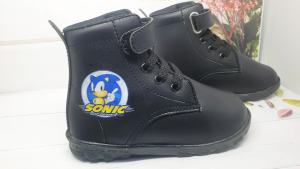 Sepatu Boots SONIC Anak Laki Laki Keren Sporty / Sepatu Boots Tali Perekat Anak Cowok Karakter Sonic The Hedgehog / Sepatu Balita Boots Anak Pria Fashion Trendy
